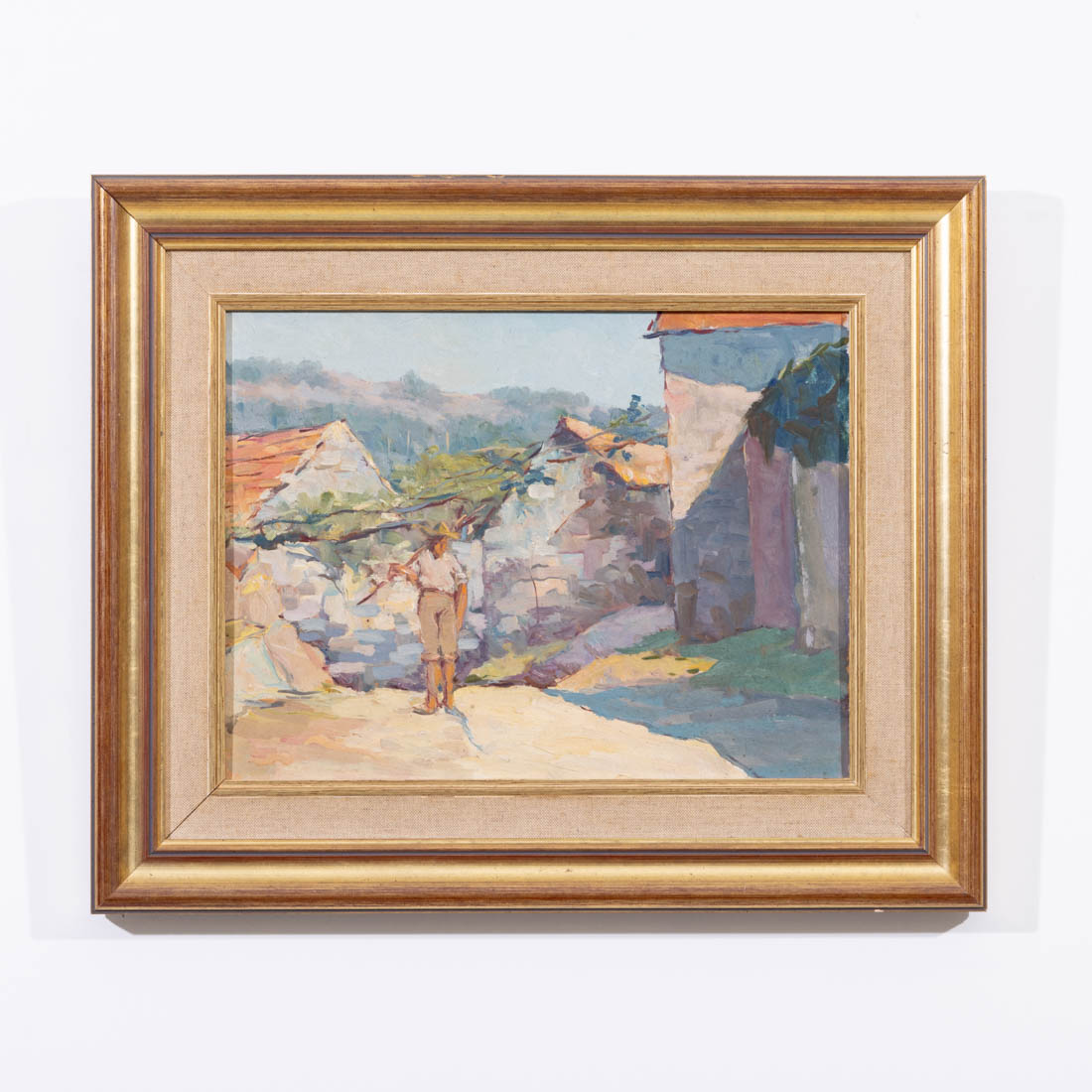 Forêt,aquarelle signée Eric Sansonnens 1898. (Gebraucht) in Genève für